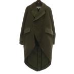 ショッピングLOEWE ロエベ LOEWE チェスターコート アウター ロングテール ロゴ 44 M カーキ /XZ ☆AA★ メンズ