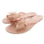 ショッピングmelissa メリッサ melissa HARMONIC ハーモニック フリップフロップサンダル リボン 25.5cm ピンク /UO レディース