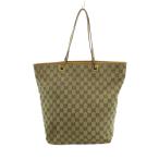 ショッピングＧＧキャンバス グッチ GUCCI トートバッグ GGキャンバス レザーハンドル ベージュ系 002 1098 /UO ☆AA★ レディース