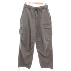 ショッピングzara ザラ ZARA dnwr カーゴパンツ 裾ドロスト M グレー /AE メンズ