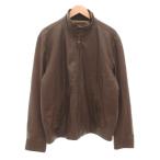 ポロ バイ ラルフローレン Polo by Ralph Lauren ライダースジャケット 革ジャン シングル ポロ刺繍 裏地チェック レザー L