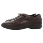 リーガル REGAL レースアップレザースニーカー GORE-TEX ゴアテックス 牛革 24.5cm ダークブラウン 70CL /UO メンズ