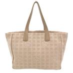 ショッピングシャネル シャネル CHANEL ニュートラベルライン MM トートバッグ ココマーク ジャカード ピンクベージュ系 /UO レディース