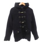  Ships SHIPS полупальто "даффл коут" вязаный S кривошип кнопка капот шерсть темно-синий темно-синий /AE женский 