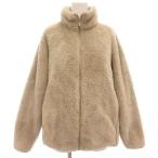 ユニクロ UNIQLO 24AW ファーリーフリースフルジップジャケット ブルゾン L ベージュ 241-470137 /GV レディース