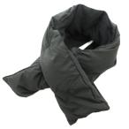 無印良品 良品計画 ポケッタブル ダウンマフラー フリース 100×30cm ダークグリーン /GV レディース