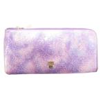 ショッピングアナスイ アナスイ ANNA SUI ローズハート 長財布 ウォレット ロゴ 総柄 紫 パープル /AE レディース