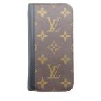 ショッピングVUITTON ルイヴィトン LOUIS VUITTON IPHONE 15 PRO フォリオ スマホカバー ケース モノグラムキャンバス 手帳型 茶 ブラウン M82891 /UO