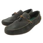  дизель DIESEL Loafer туфли без застежки 43 28cm кисточка замша хаки темно-зеленый /AE мужской 