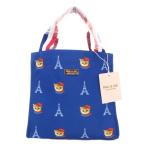 ショッピングポール 未使用品 ポール＆ジョー PAUL&JOE タグ付き ACCESSOIRES ランチトート ハンドバッグ ヌネット トリコロール 青 ブルー /AE レディース