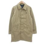 未使用品 ポロ ラルフローレン POLO RALPH LAUREN タグ付き Twill Walking Coat ステンカラーコート シングル ロゴ刺繍 比翼 S