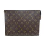ショッピングLOUIS ルイヴィトン LOUIS VUITTON ヴィンテージ モノグラム ポッシュトワレット26 セカンドバッグ クラッチ ブラウン M47542 /UO