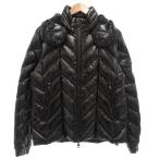 ショッピングmoncler モンクレール MONCLER ベリア BERRIAT ダウンジャケット ジップアップ フード ナイロン ロゴワッペン キルティング 2 黒 ブラック