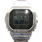 ショッピングmetal カシオジーショック CASIO G-SHOCK FULL METAL 腕時計 電波 タフソーラー デジタル ステンレス スクエア 銀色 シルバーカラー
