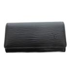 ショッピングルイヴィトン ルイヴィトン LOUIS VUITTON エピ ミュルティクレ キーケース LVロゴ 4連 黒 ブラック M63822 /FF メンズ