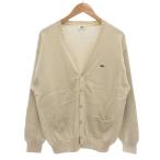  Lacoste LACOSTE кардиган вязаный хлопок Logo нашивка 4 бежевый /GV мужской 