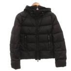 モンクレール MONCLER NESEA ダウンジャケット ブルゾン ナイロン 1 黒 ブラック B20934588085 54155 /FF レディース