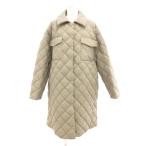 ユニクロ UNIQLO :C 24AW パフテックオーバーサイズキルトコート ナイロン 中綿 S カーキ系 /UO レディース