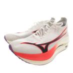  Mizuno MIZUNOue- желтохвост beli on Pro LOW бег обувь спортивные туфли 28.5 белый × темно-синий U1GD254011 /FF