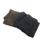 未使用品 ユニクロ UNIQLO タグ付き 25AW 2点セット ブラッシュドジャージーワイドパンツ スラックス L ネイビー オリーブ /FF メンズ