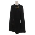 Zara ZARA MANTECO пряжка накидка пальто no color длинный шерсть S чёрный черный 4043/304/800 /FF женский 