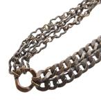  не использовался товар Epoca EPOCA с биркой колье цепочка Logo plate лента чай Brown /FF женский 