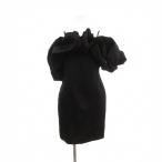  Royal party ROYAL PARTY 23AW дизайн la полный Mini платье off плечо чёрный черный /MG женский 