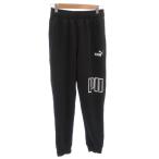  Puma PUMA POWER MX тренировочный брюки бегун легкий Logo принт S чёрный черный /FF мужской 