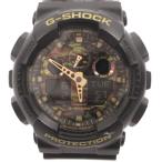 ji- амортизаторы G-SHOCK наручные часы дыра teji кварц циферблат камуфляж GA-100CF-1AJF черный /TQ мужской 