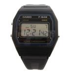 カシオ CASIO 腕時計 ウォッチ クォーツ デジタル ラバーバンド 黒 ブラック F-84W-1QJH /FF メンズ