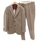  paul (pole) Stuart PAUL STUART костюм выставить tailored jacket брюки проверка необшитый на спине шерсть AB6 белый белый 