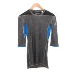  Adidas adidas TECHFIT CHILL нижнее бельё футболка 7 минут рукав O серый синий голубой /JS мужской 