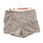  J Crew J.CREW шорты легкий брюки талия резина подкладка сетка общий рисунок рыба рисунок M серый /FF мужской 