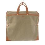  Paul Smith PAUL SMITH сумка для одежды вешалка имеется парусина кожа бежевый чёрный черный чай Brown /MI мужской 