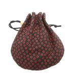  печать . магазин INDEN-YA INDENYA Mini мешочек in сумка сумка олень кожа красный лаковый маленький Sakura рисунок чёрный черный /FF женский 