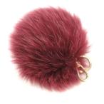  Furla FURLA брелок для ключа очарование мех фиолетовый лиловый /EK #OH женский 