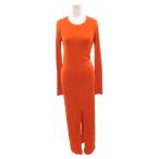ショッピングMARNI マルニ MARNI 23SS マキシドレス ワンピース タイト 長袖 レーヨン ストレッチ 40 オレンジ /FF レディース