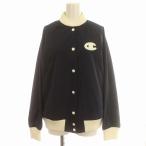 チャンピオン CHAMPION スタジャン ナイロン ジャケット ブルゾン L ネイビー 紺 /☆G レディース