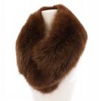  SaGa лиса SAGA FOX мех пелерина мех лисы muffler чай /YM женский 