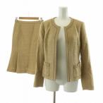  Leilian Leilian повседневный костюм выставить 2 позиций комплект верх и низ русалка юбка no color жакет колено длина 7 бежевый 