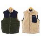 パタゴニア Patagonia リバーシブル ビビー ダウンベスト REVERSIBLE BIVY DOWN VEST フリース M 紺 カーキ 27588 /YM メンズ