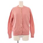  Rope ROPE Gold кнопка вырез лодочкой кардиган 5 минут рукав вязаный тянуть over ансамбль длинный рукав 38 розовый GGK-22040-A