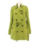 ショッピングBURBERRY バーバリー ロンドン BURBERRY LONDON トレンチコート アウター ミドル丈 裏地ノバチェック 38 緑 B1A12-717-72 /KH レディース