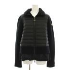 モンクレール MONCLER マグリア MAGLIONE TRICOT CARDIGAN ダウンジャケット ニット切替 アウター S 黒 97884 /YM レディース