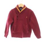  Polo Ralph Lauren POLO RALPH LAUREN детская одежда ( для девочки ) 110 красный шаль цвет длинный рукав воротник линия ввод /JP Kids 