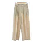 ショッピングロンハーマン ロンハーマン Ron Herman タックパンツ ワイド XS 白 ホワイト 無地 /RR レディース