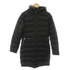 デュベティカ DUVETICA ダウンコート ダウンジャケット カシミヤ混 40 黒 ブラック /RR レディース