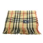  Burberry zBurberrys покрывало бахрома шерсть в клетку 80cm×130cm бежевый чёрный черный красный красный /MI прочее 