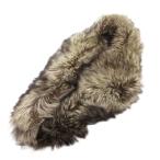  SaGa лиса SAGA FOX пелерина мех muffler мех лисы чай Brown бежевый /GV #GY06 женский 