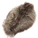  Ran bru тонн Rambulton пелерина muffler мех мех лисы чай Brown белый белый /GV #GY06 женский 